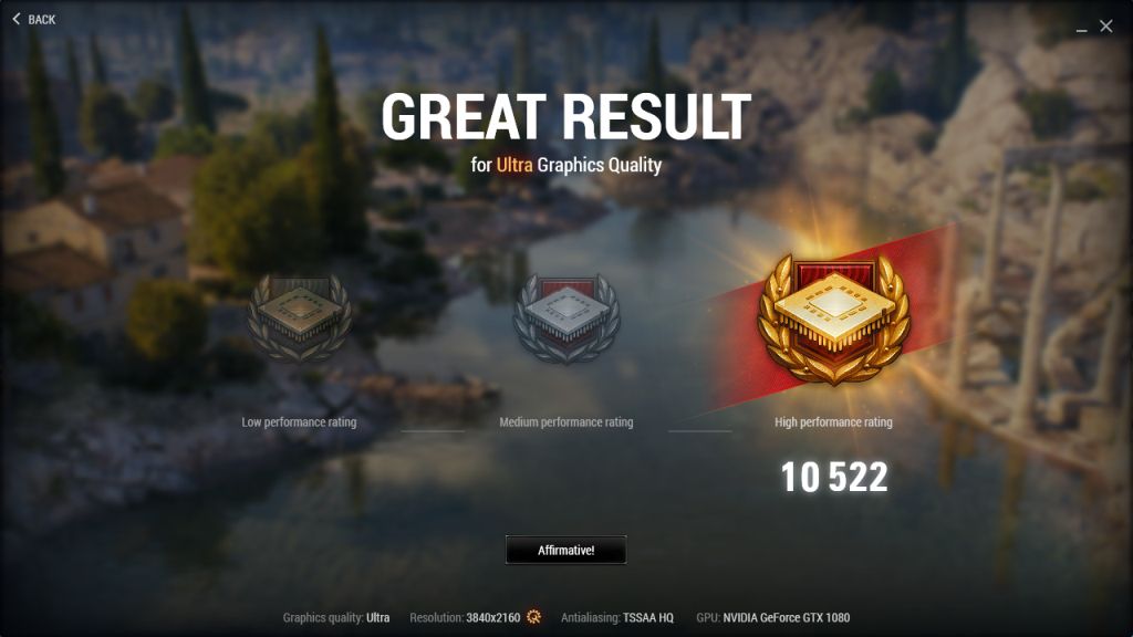 World of Tanks enCore Graphics Benchmark