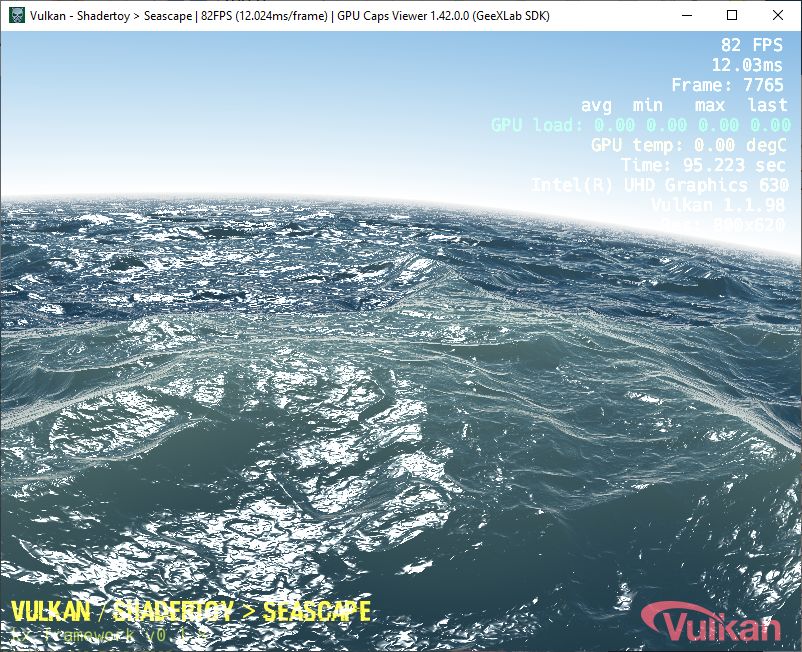 Seascape demo - Vulkan - Bug fixed