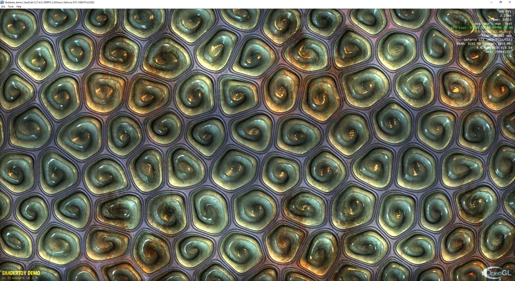 Shadertoy demo ported to GeeXLab