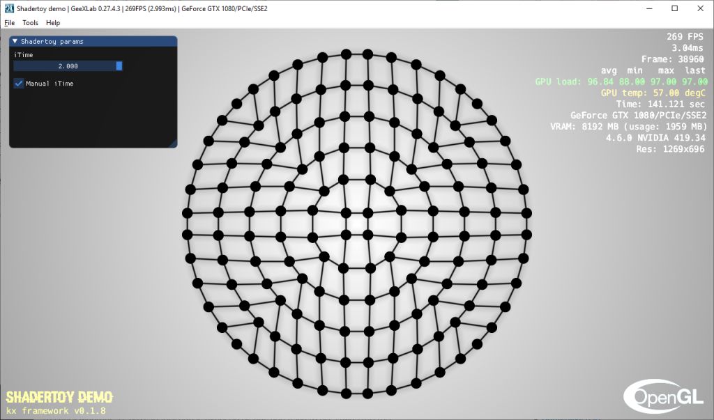 Shadertoy demo ported to GeeXLab