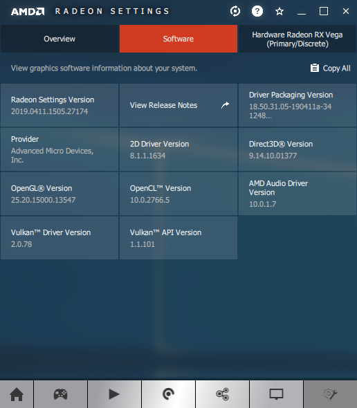 AMD Radeon Software Adrenalin Edition 19.4.2 - Radeon RX Vega 56