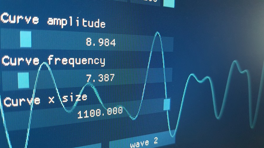 GeeXLab - 2D wave