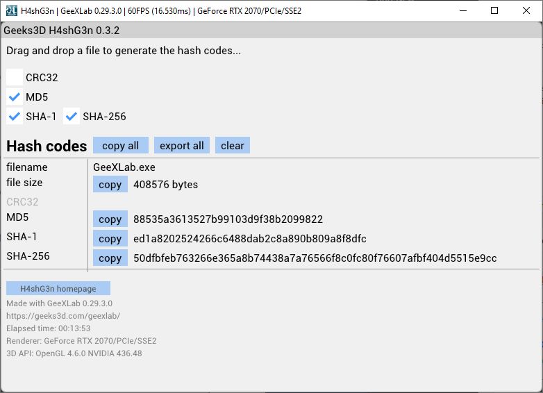 H4shG3n Hash Code Generator
