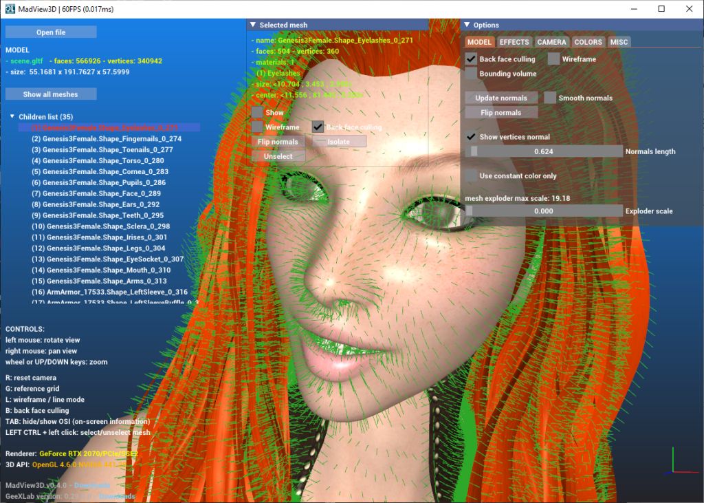 MadView3D 3D Model Viewer