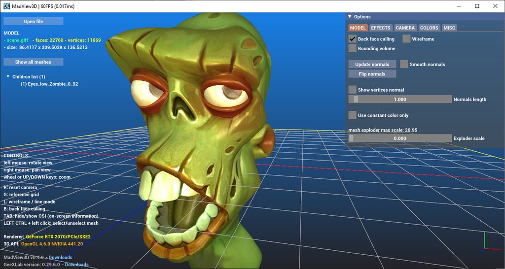MadView3D 3D Model Viewer