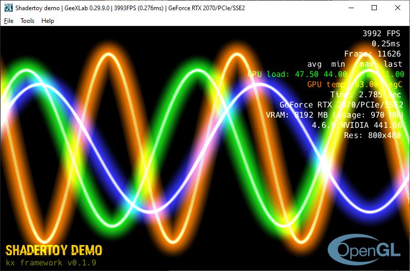 Shadertoy demopack for GeeXLab
