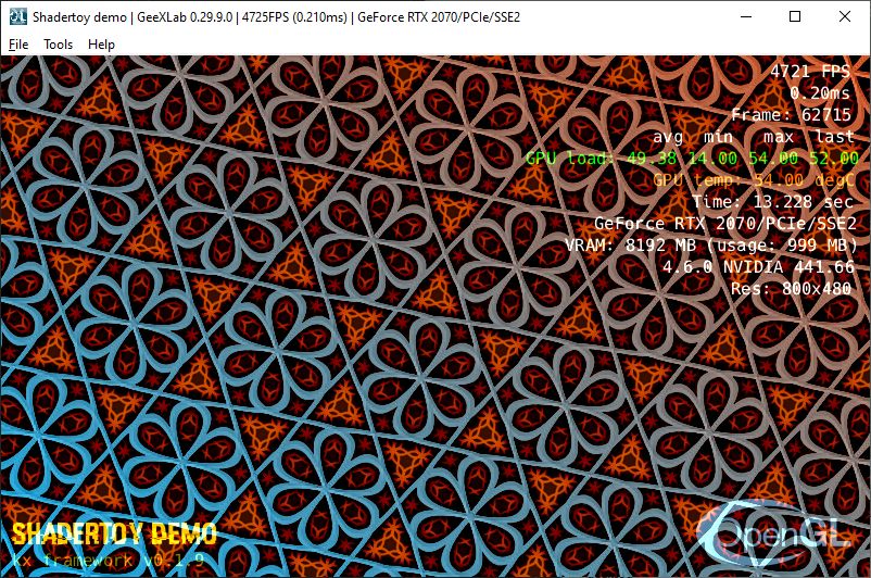Shadertoy demopack for GeeXLab