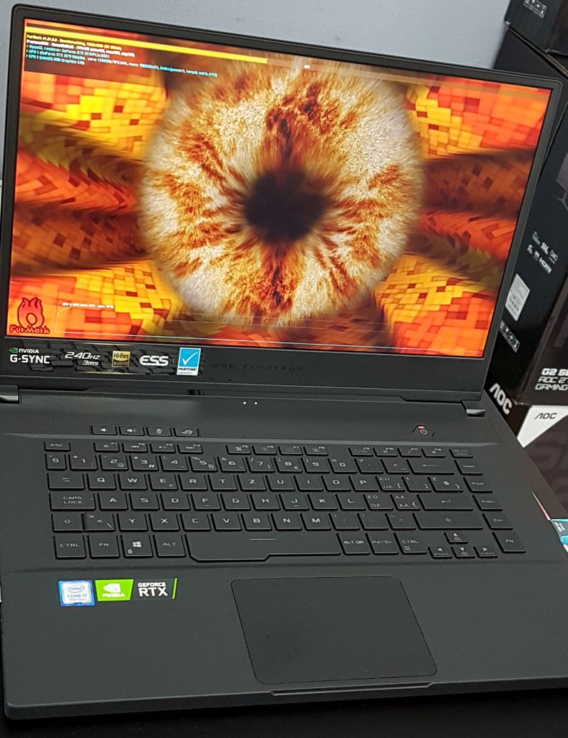 ASUS ROG Zephyrus S GX502GW + FurMark