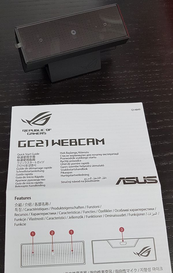 ASUS ROG Zephyrus S GX502GW Gaming Notebook - CG21 ROG Eye Webcam