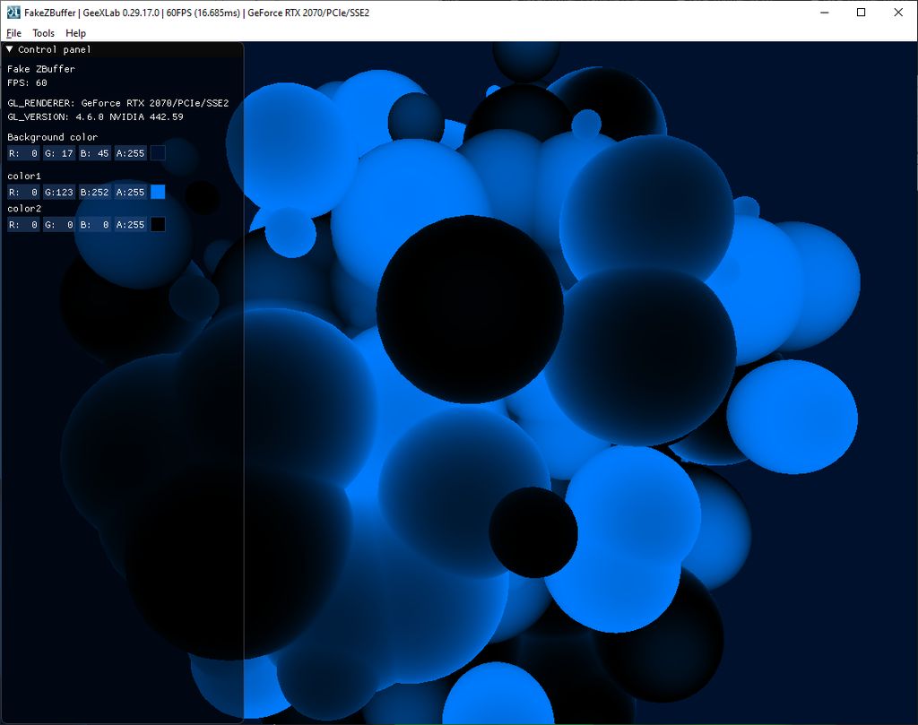 GeeXLab demo - OpenGL 2.1