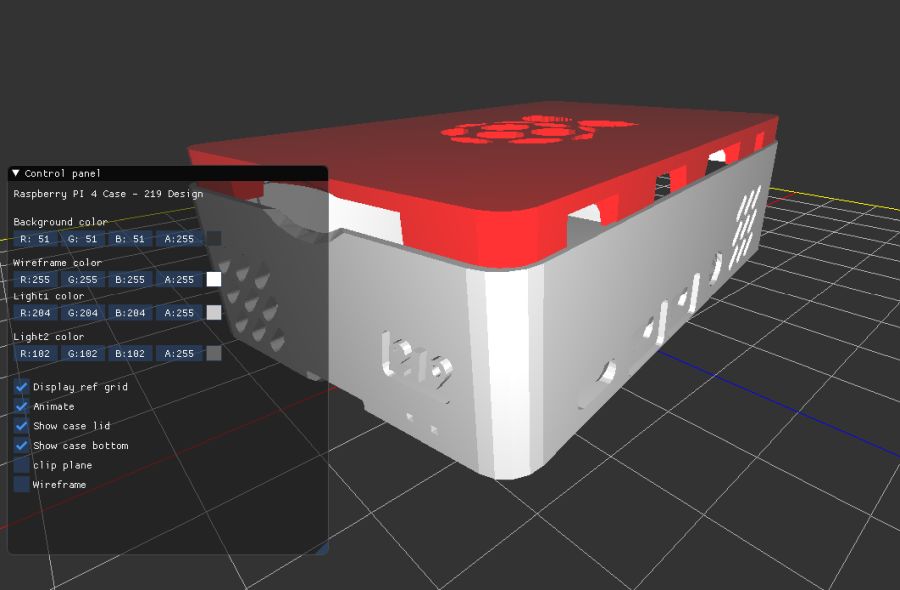 GeeXLab demo - Raspberry Pi  4 case