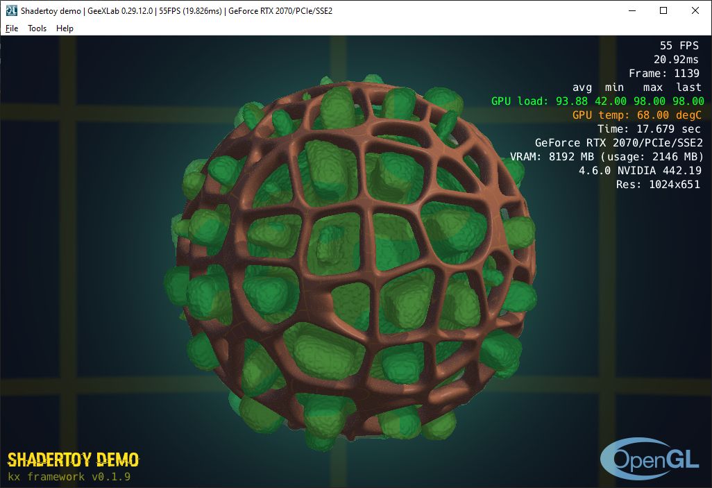 Shadertoy demopack for GeeXLab