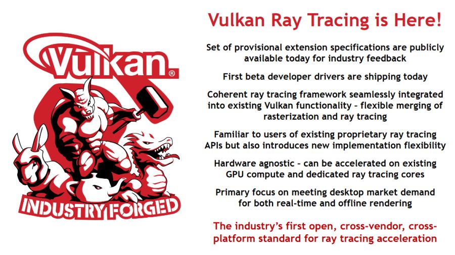 Vulkan Ray Tracing launch paper