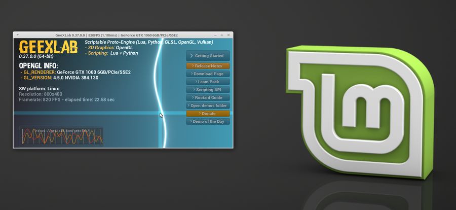 GeeXLab: scriptable proto-engine on Linux