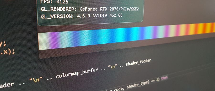 GeeXLab - Color map shader demo