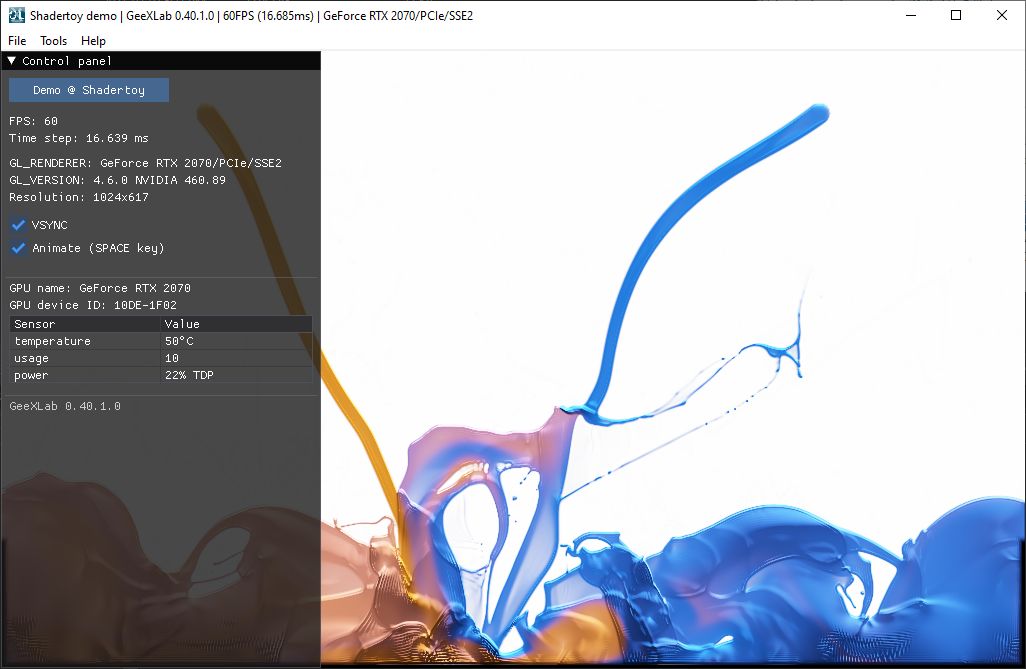 Shadertoy demopack for GeeXLab - paint streams