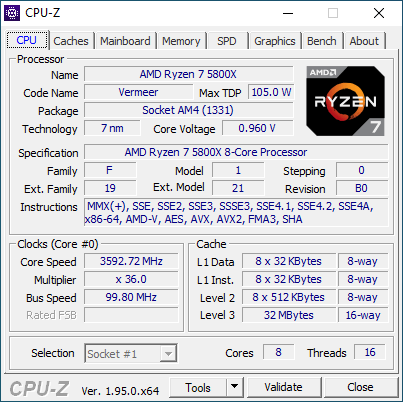 Test of the AMD CPU with the biggest price drop, the Ryzen 7 5800X 