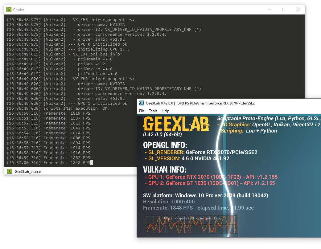 GeeXLab - command line interface