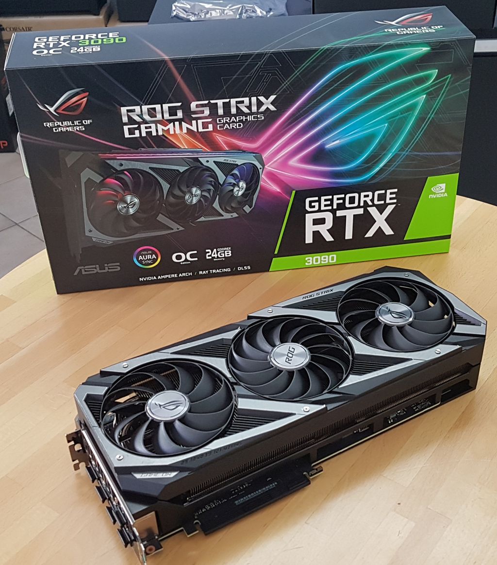 Unboxing) ASUS ROG Strix GeForce RTX 3090 OC 24GB | Geeks3D