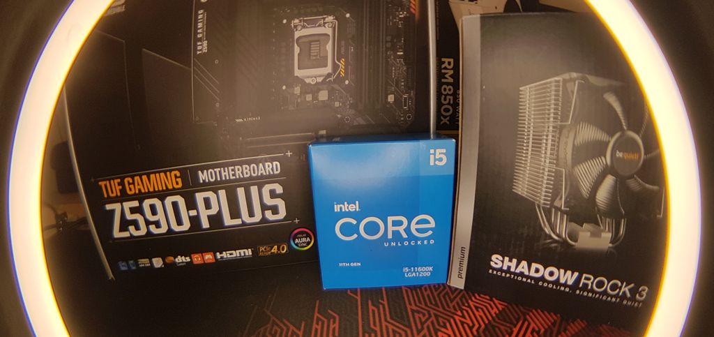 Intel Core i5-11600K, ASUS TUF Z590-Plus and be quiet! Shadow Rock 3