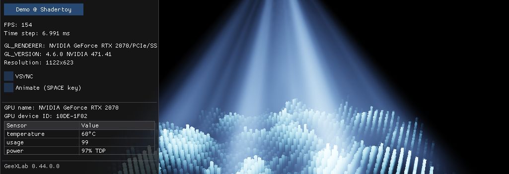 Shadertoy demopack for GeeXLab