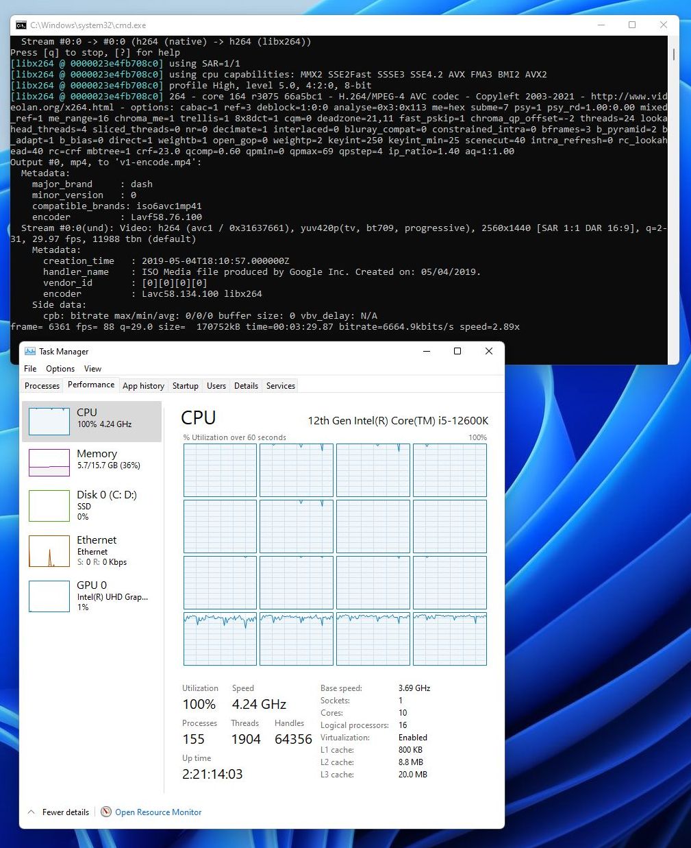 Intel Core i5-12600K CPU-Z validations confirm 50% higher