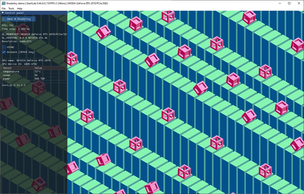 Shadertoy demopack for GeeXLab