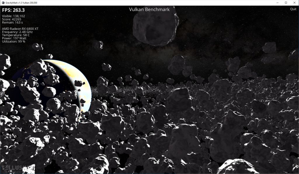 GravityMark - OpenGL, Vulkan and Direct3D12 benchmark