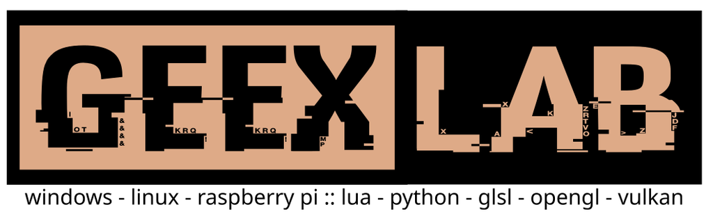 GeeXLab: scriptable proto-engine for Windows and Linux