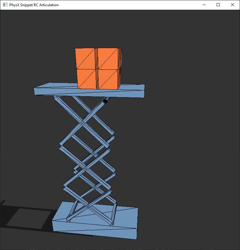 NVIDIA PhysX 5 SDK - articulations demo