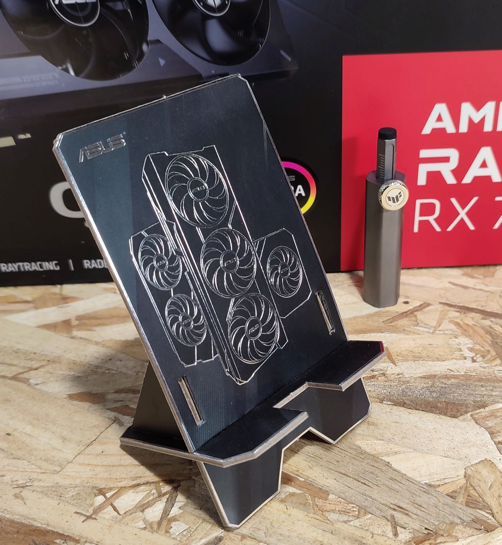 ASUS TUF Radeon RX 7900 XT OC 20GB Review - mobile phone holder