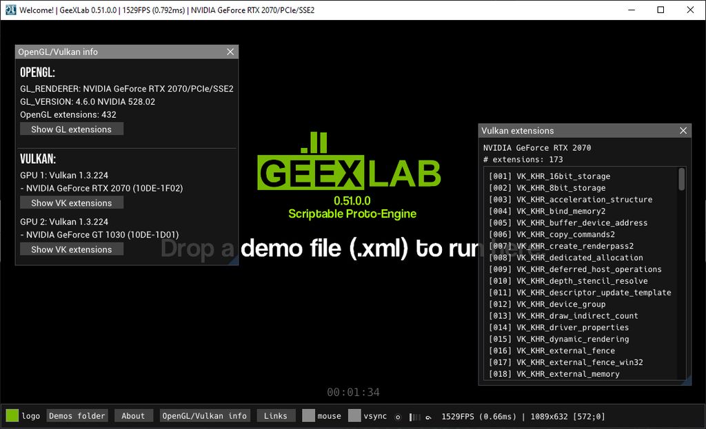 GeeXLab, the coolest and best prototyping engine for all graphics hackers!