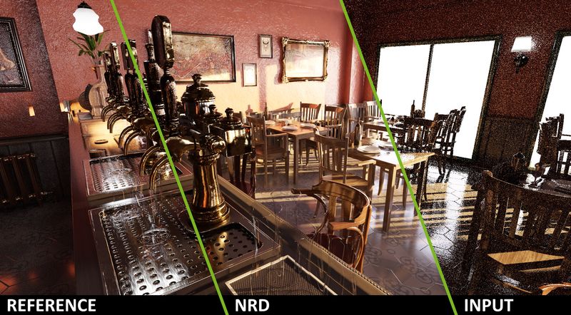 "NVIDIA Real-time Denoisers demo"