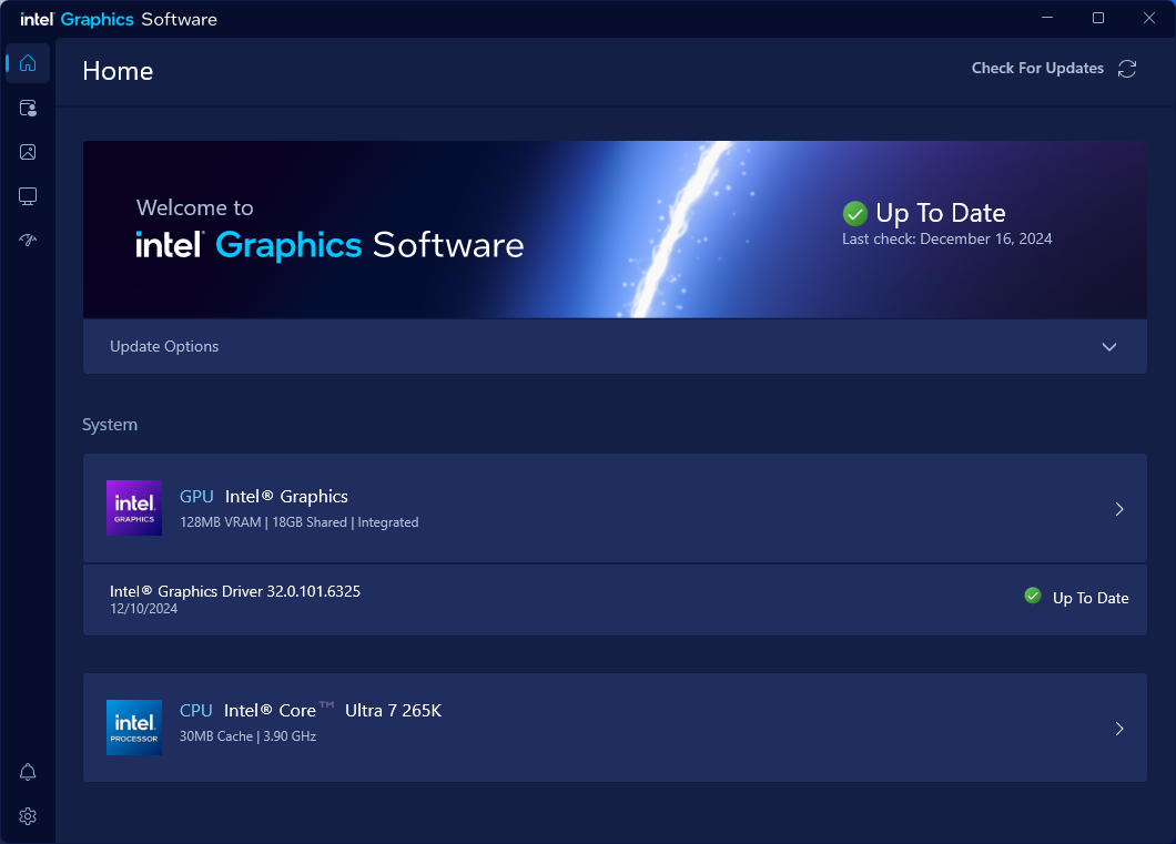 Intel Graphics Software IGS