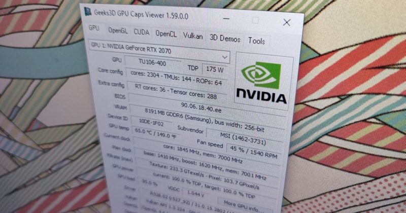 GPU Caps Viewer 1.59