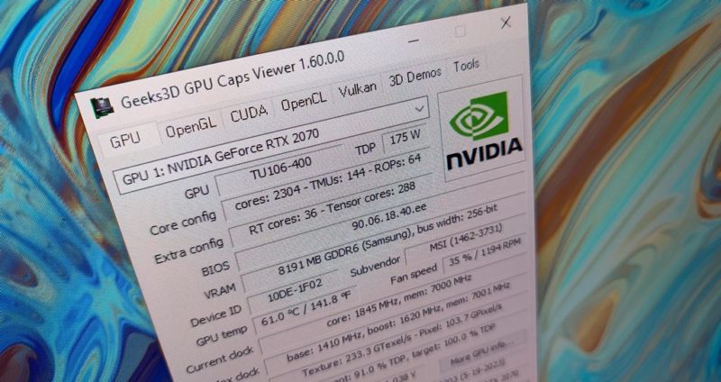 GPU Caps Viewer 1.60
